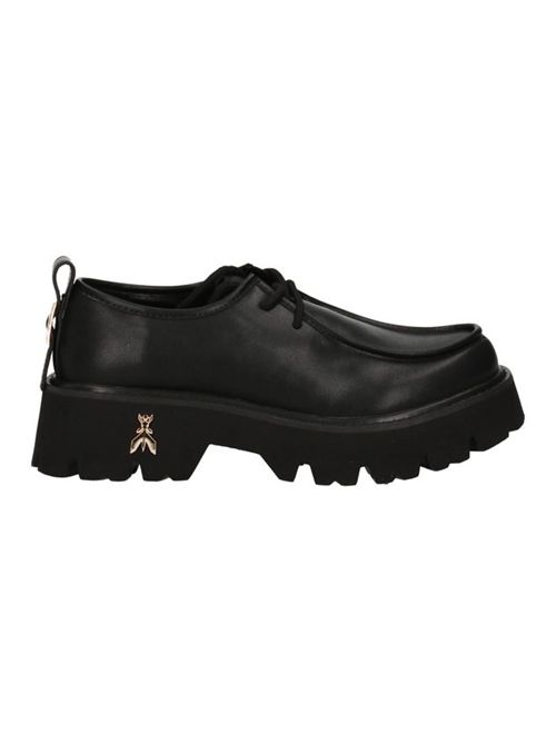 Mocassini neri logo PATRIZIA PEPE | PJ970.31NERO